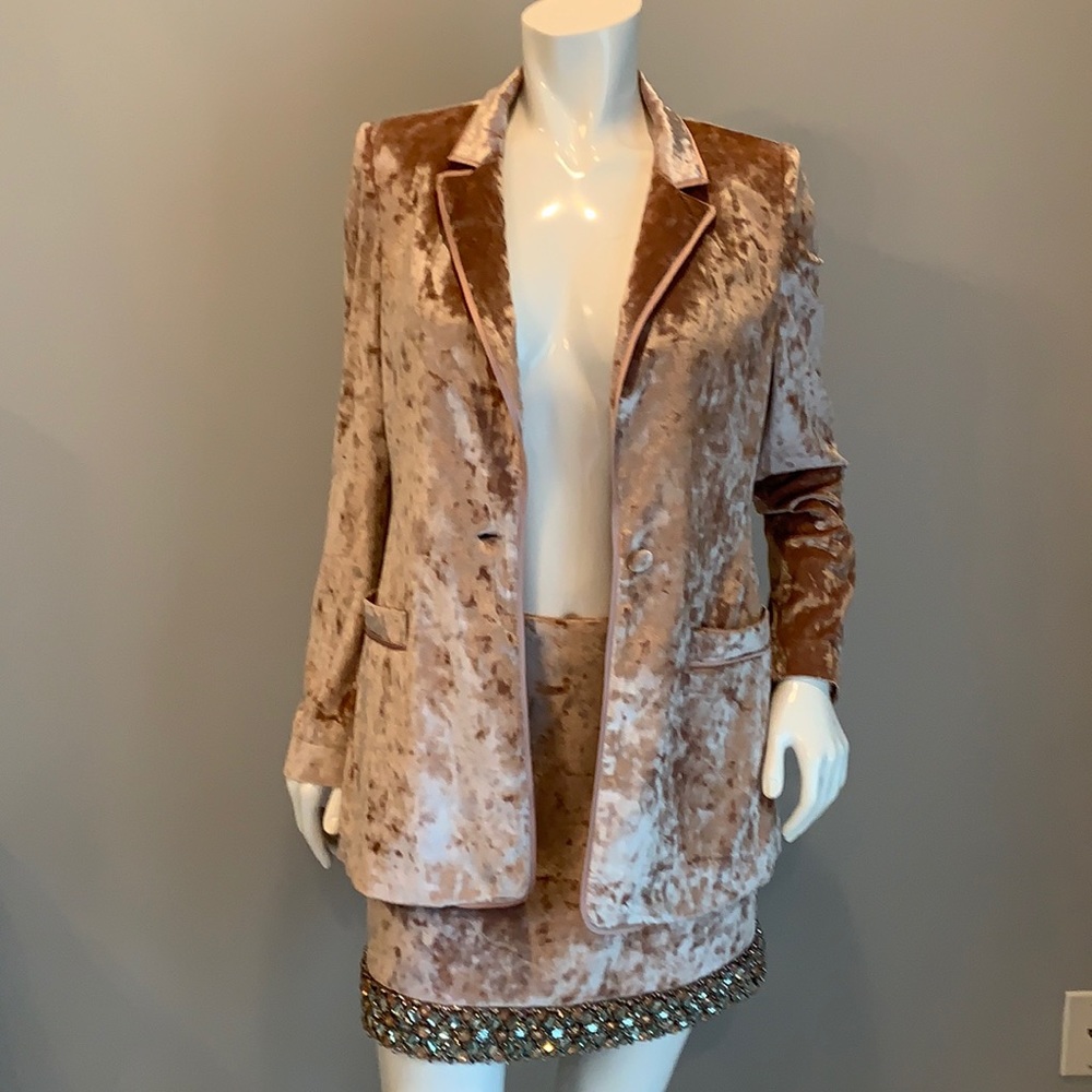 Pink/mauve Alexis skirt and jacket